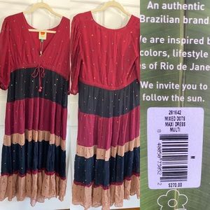 BRAND NEW FARM RIO LONG DRESS